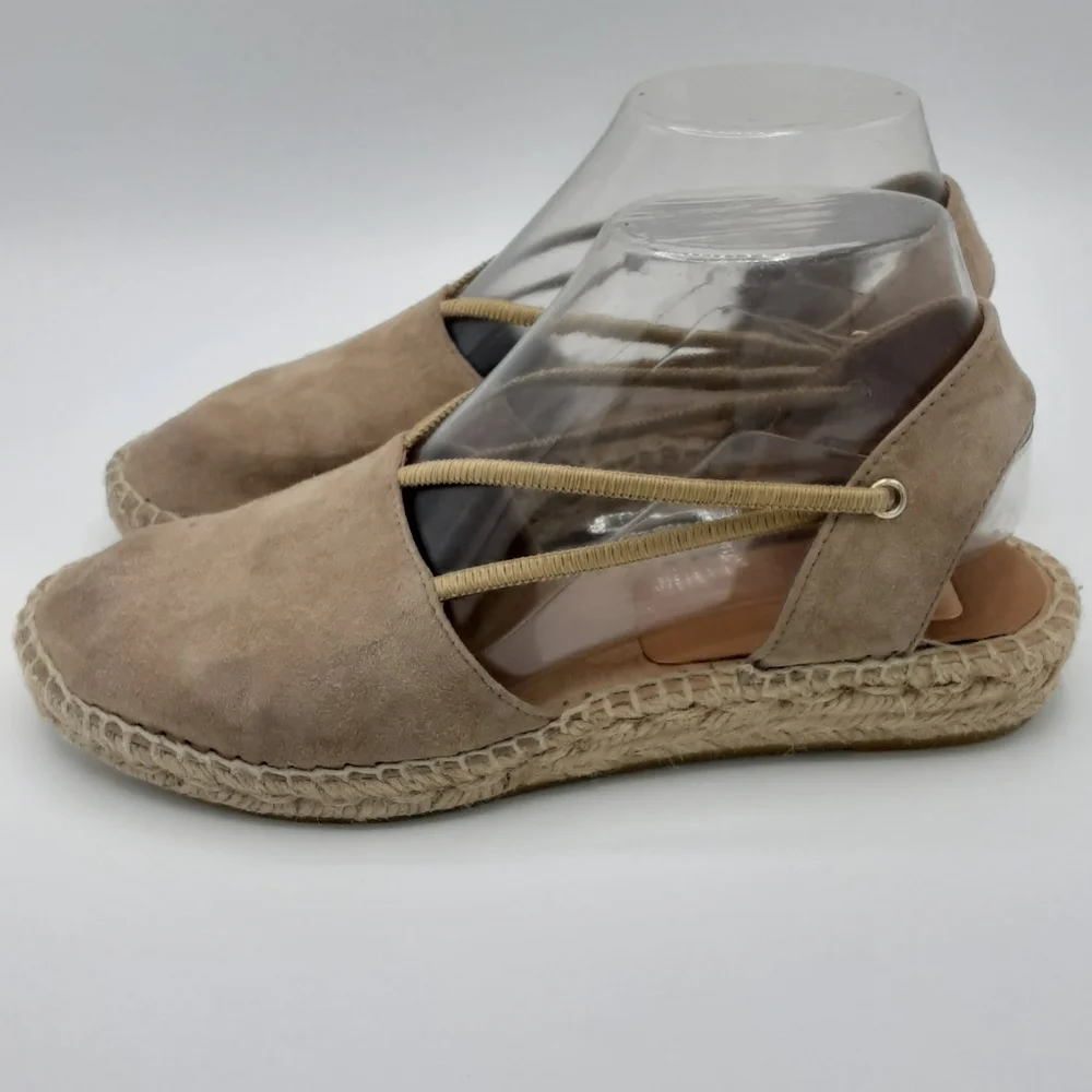 Kanna Espadrille Suede Platform Boho Sandal.